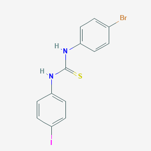 molecular formula C13H10BrIN2S B458105 1-(4-Bromophenyl)-3-(4-iodophenyl)thiourea 