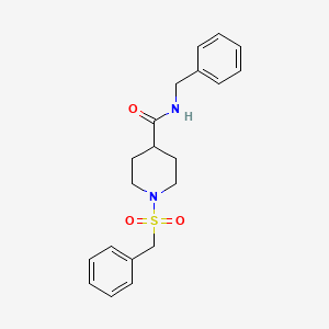N-benzyl-1-(benzylsulfonyl)-4-piperidinecarboxamide