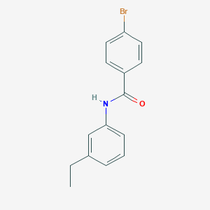 molecular formula C15H14BrNO B458119 4-bromo-N-(3-ethylphenyl)benzamide CAS No. 560102-93-4