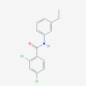 molecular formula C15H13Cl2NO B458121 2,4-dichloro-N-(3-ethylphenyl)benzamide 