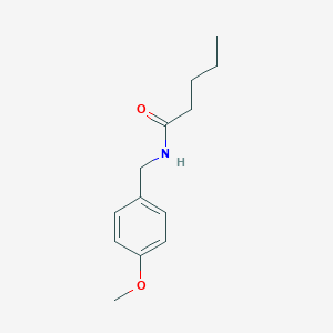 molecular formula C13H19NO2 B458123 N-(4-methoxybenzyl)pentanamide 