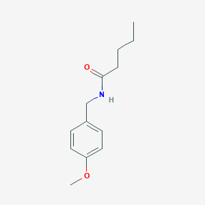 N-(4-methoxybenzyl)pentanamide