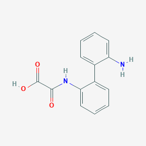 molecular formula C14H12N2O3 B4581301 [(2'-氨基-2-联苯基)氨基](氧代)乙酸 