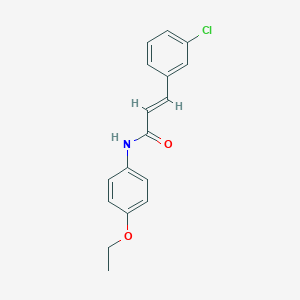 3-(3-chlorophenyl)-N-(4-ethoxyphenyl)acrylamide