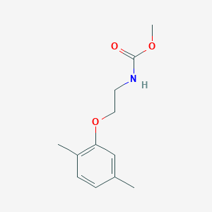 molecular formula C12H17NO3 B4581325 methyl [2-(2,5-dimethylphenoxy)ethyl]carbamate 