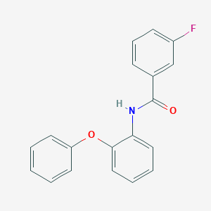 molecular formula C19H14FNO2 B458139 3-fluoro-N-(2-phenoxyphenyl)benzamide CAS No. 546096-30-4
