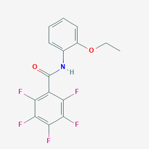 molecular formula C15H10F5NO2 B458146 N-(2-ethoxyphenyl)-2,3,4,5,6-pentafluorobenzamide 