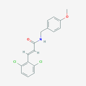 molecular formula C17H15Cl2NO2 B458148 3-(2,6-dichlorophenyl)-N-(4-methoxybenzyl)acrylamide 