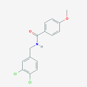 molecular formula C15H13Cl2NO2 B458149 N-(3,4-dichlorobenzyl)-4-methoxybenzamide 