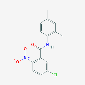 molecular formula C15H13ClN2O3 B458160 5-chloro-N-(2,4-dimethylphenyl)-2-nitrobenzamide 