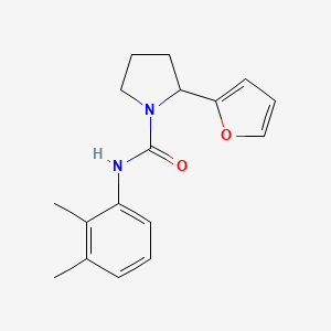 molecular formula C17H20N2O2 B4581634 N-(2,3-dimethylphenyl)-2-(2-furyl)-1-pyrrolidinecarboxamide 