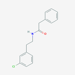 molecular formula C16H16ClNO B458166 N-[2-(3-chlorophenyl)ethyl]-2-phenylacetamide 