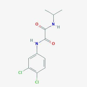 molecular formula C11H12Cl2N2O2 B4581684 N-(3,4-dichlorophenyl)-N'-isopropylethanediamide 