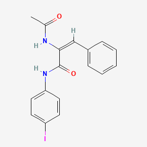 molecular formula C17H15IN2O2 B4581724 2-(acetylamino)-N-(4-iodophenyl)-3-phenylacrylamide 