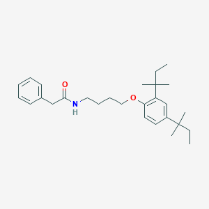 molecular formula C28H41NO2 B458185 N-[4-(2,4-ditert-pentylphenoxy)butyl]-2-phenylacetamide 