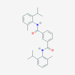 molecular formula C28H32N2O2 B458186 N~1~,N~3~-bis(2-isopropyl-6-methylphenyl)isophthalamide 