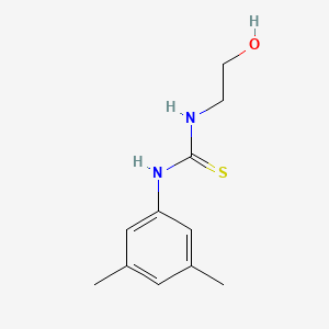 molecular formula C11H16N2OS B4581905 N-(3,5-dimethylphenyl)-N'-(2-hydroxyethyl)thiourea CAS No. 52266-73-6