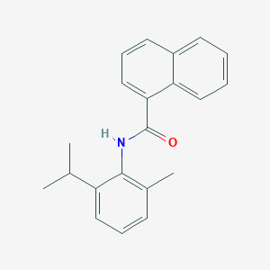 molecular formula C21H21NO B458198 N-(2-isopropyl-6-methylphenyl)-1-naphthamide 