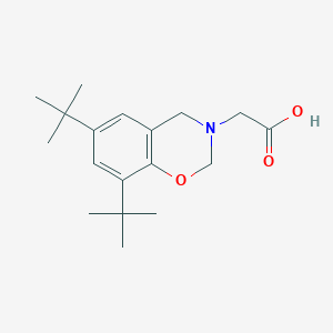 molecular formula C18H27NO3 B4582007 (6,8-di-tert-butyl-2H-1,3-benzoxazin-3(4H)-yl)acetic acid 