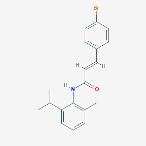 molecular formula C19H20BrNO B458201 3-(4-bromophenyl)-N-(2-isopropyl-6-methylphenyl)acrylamide 