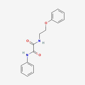 molecular formula C16H16N2O3 B4582023 N-(2-苯氧基乙基)-N'-苯基乙二酰胺 