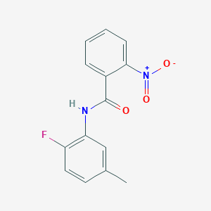 N-(2-fluoro-5-methylphenyl)-2-nitrobenzamide