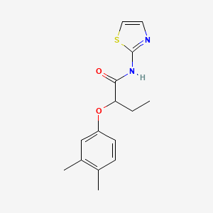 molecular formula C15H18N2O2S B4582099 2-(3,4-dimethylphenoxy)-N-1,3-thiazol-2-ylbutanamide 