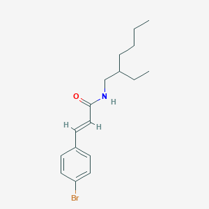 molecular formula C17H24BrNO B458212 3-(4-bromophenyl)-N-(2-ethylhexyl)acrylamide 
