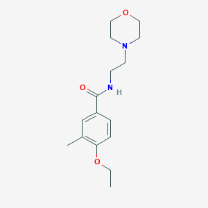 4-ethoxy-3-methyl-N-[2-(4-morpholinyl)ethyl]benzamide