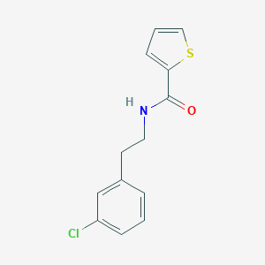 molecular formula C13H12ClNOS B458214 N-[2-(3-chlorophenyl)ethyl]-2-thiophenecarboxamide 