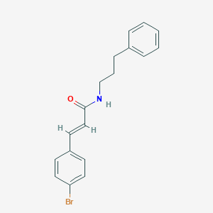 molecular formula C18H18BrNO B458215 3-(4-bromophenyl)-N-(3-phenylpropyl)acrylamide 