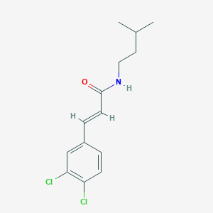 molecular formula C14H17Cl2NO B458217 3-(3,4-dichlorophenyl)-N-isopentylacrylamide 