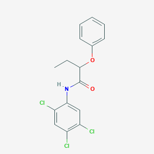 molecular formula C16H14Cl3NO2 B458222 2-phenoxy-N-(2,4,5-trichlorophenyl)butanamide 