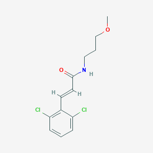 3-(2,6-dichlorophenyl)-N-(3-methoxypropyl)acrylamide