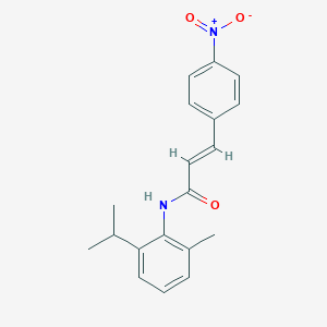 3-{4-nitrophenyl}-N-(2-isopropyl-6-methylphenyl)acrylamide
