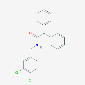 N-(3,4-dichlorobenzyl)-2,2-diphenylacetamide