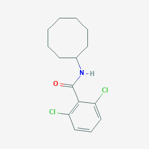 molecular formula C15H19Cl2NO B458230 2,6-dichloro-N-cyclooctylbenzamide 