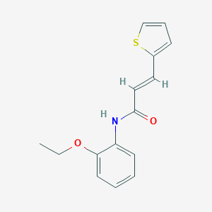 molecular formula C15H15NO2S B458231 N-(2-ethoxyphenyl)-3-(2-thienyl)acrylamide 
