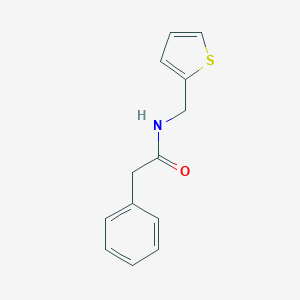 molecular formula C13H13NOS B458235 2-phenyl-N-(thiophen-2-ylmethyl)acetamide CAS No. 99329-49-4