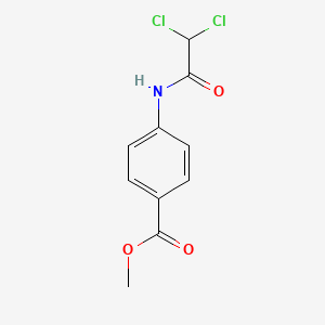 molecular formula C10H9Cl2NO3 B4582362 methyl 4-[(dichloroacetyl)amino]benzoate 