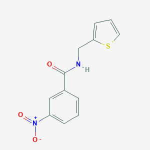 molecular formula C12H10N2O3S B458250 3-nitro-N-(thiophen-2-ylmethyl)benzamide 