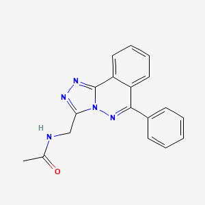 molecular formula C18H15N5O B4582529 N-[(6-phenyl[1,2,4]triazolo[3,4-a]phthalazin-3-yl)methyl]acetamide 