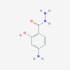 molecular formula C7H9N3O2 B045826 对氨基水杨酸肼 CAS No. 6946-29-8
