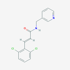 3-(2,6-dichlorophenyl)-N-(3-pyridinylmethyl)acrylamide