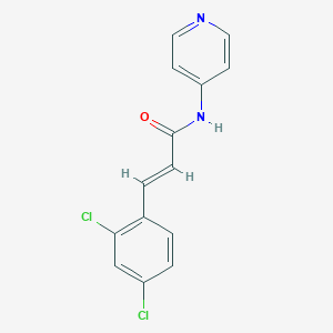 3-(2,4-dichlorophenyl)-N-4-pyridinylacrylamide