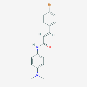 molecular formula C17H17BrN2O B458266 3-(4-bromophenyl)-N-[4-(dimethylamino)phenyl]acrylamide 