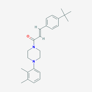 1-[3-(4-Tert-butylphenyl)acryloyl]-4-(2,3-dimethylphenyl)piperazine