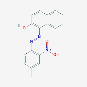 molecular formula C17H13N3O3 B045829 颜料红 3 CAS No. 2425-85-6