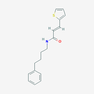 molecular formula C17H19NOS B458300 N-(4-phenylbutyl)-3-(2-thienyl)acrylamide 