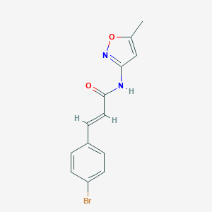 3-(4-bromophenyl)-N-(5-methyl-3-isoxazolyl)acrylamide